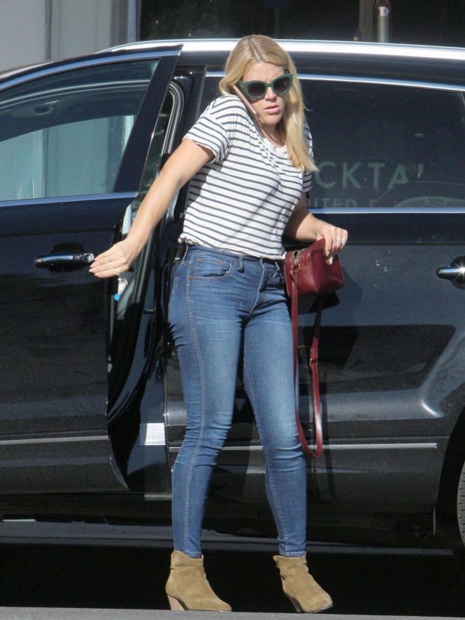 Busy Philipps in Skinny Jeans in West Hollywood