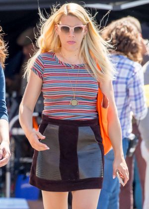 Busy Philipps on set of 'The Sackett Sisters' in LA