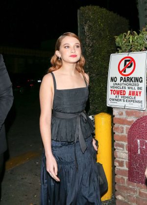 Cailee Spaeny in Black Dress out in Los Angeles