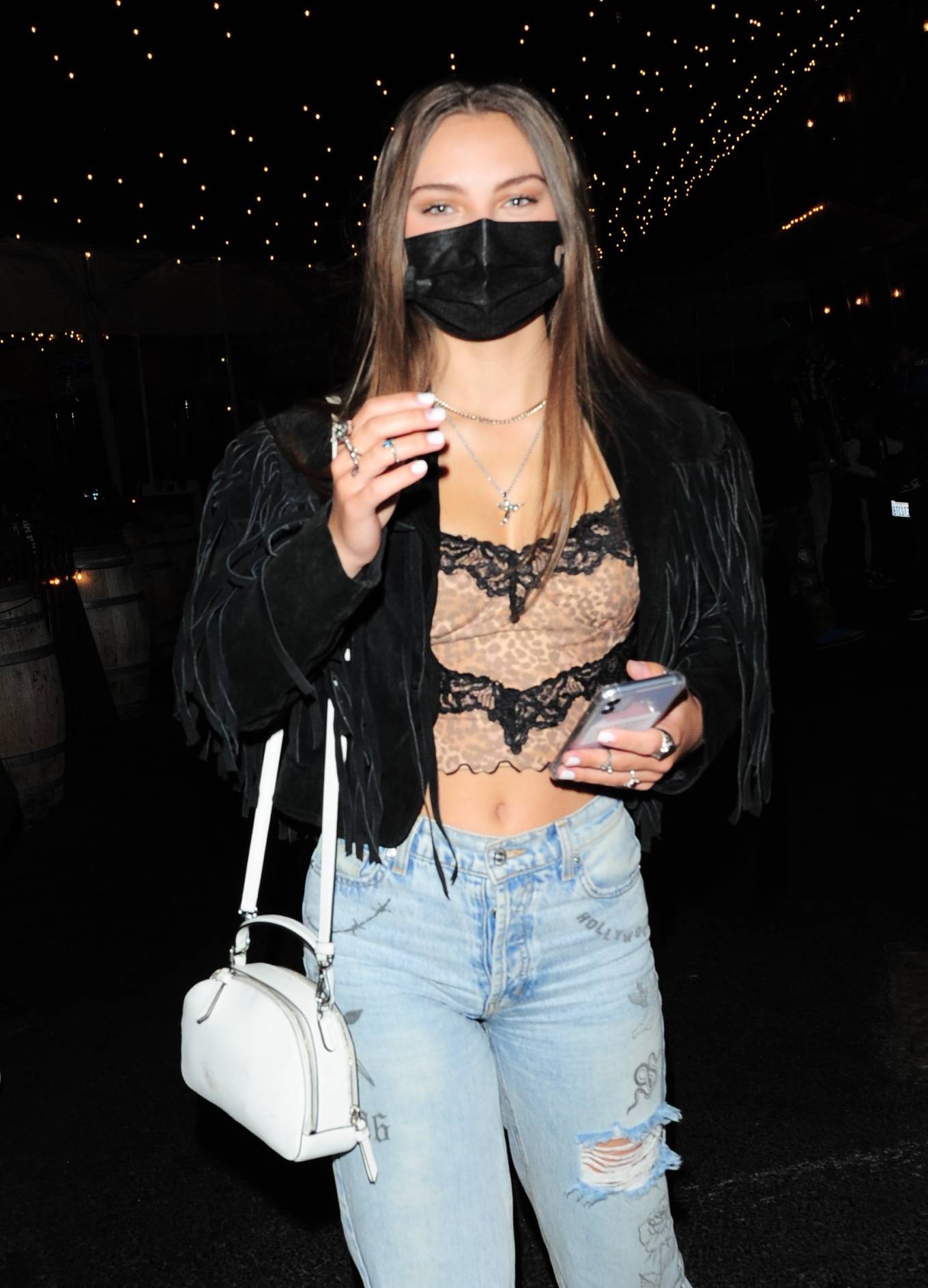 Caitlin Carmichael - Seen at the Saddle Ranch Chop Shop in West Hollywood