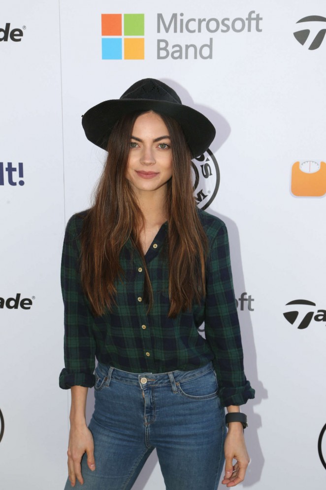 Caitlin Carver - Microsoft Band Event in Venice