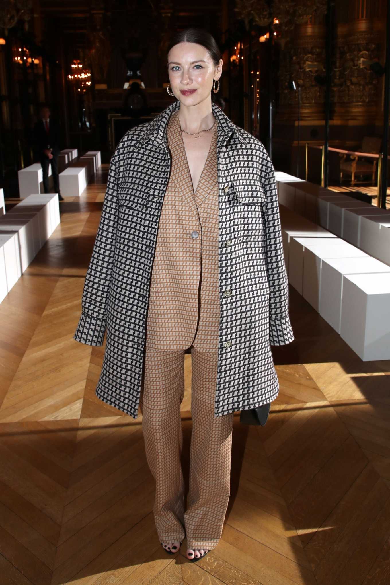 Caitriona Balfe - Stella McCartney Show at Paris Fashion Week 2020