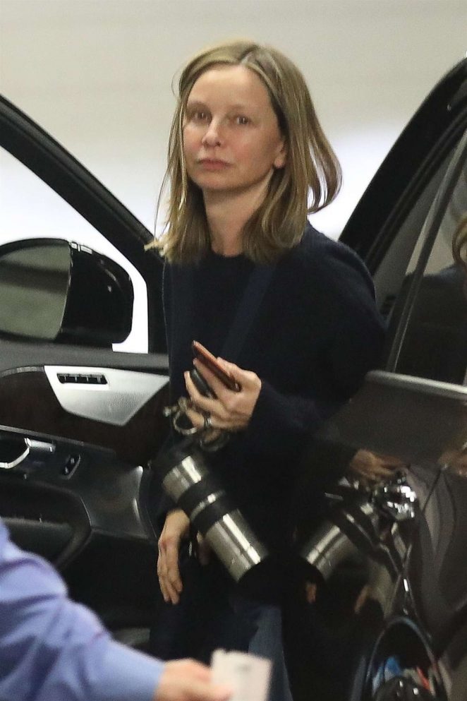 Calista Flockhart - Attends a physical therapy session in Beverly Hills