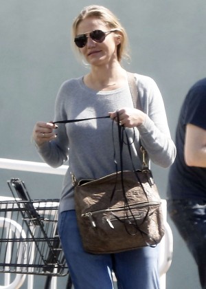 Cameron Diaz at Healthy Spot in West Hollywood