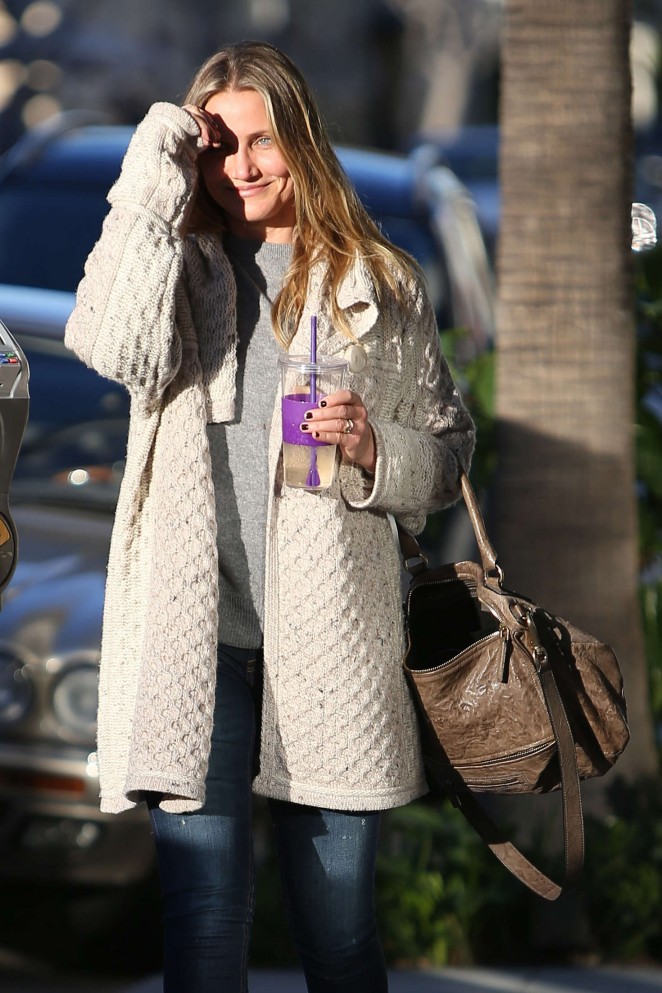 Cameron Diaz out in Beverly Hills