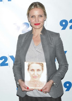 Cameron Diaz - Promotes 'The Longevity Book' at 92Y in New York