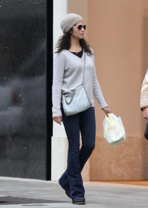 Camila Alves out for lunch in Beverly Hills
