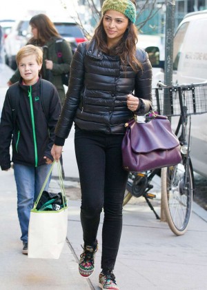 Camila Alves out in New York