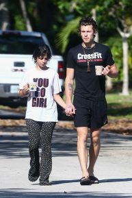 Camila Cabello and Shawn Mendes - Our for a morning walk in Coral Gables