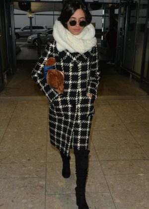 Camila Cabello - Arriving at London Heathrow Airport