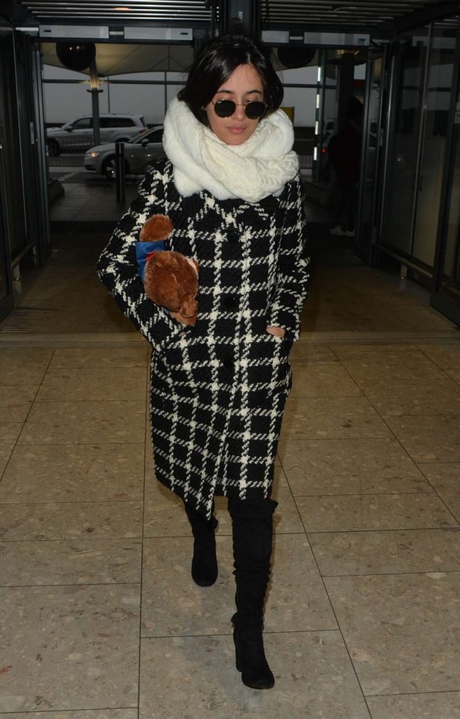 Camila Cabello - Arriving at London Heathrow Airport