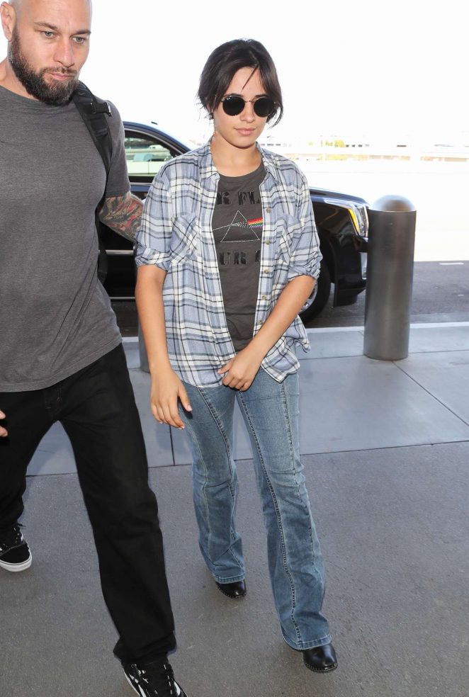 Camila Cabello at LAX International Airport in LA