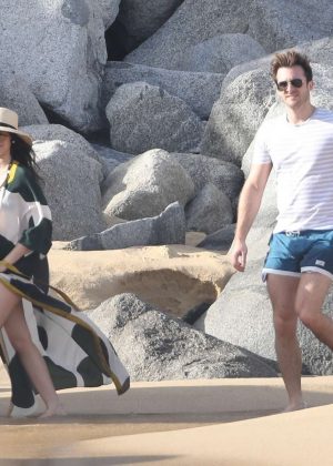 Camila Cabello in Bikini with Matthew Hussey at the beach in Cabo ...