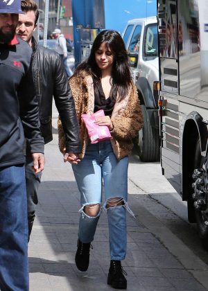 Camila Cabello - Leaving her hotel with her boyfriend in Toronto