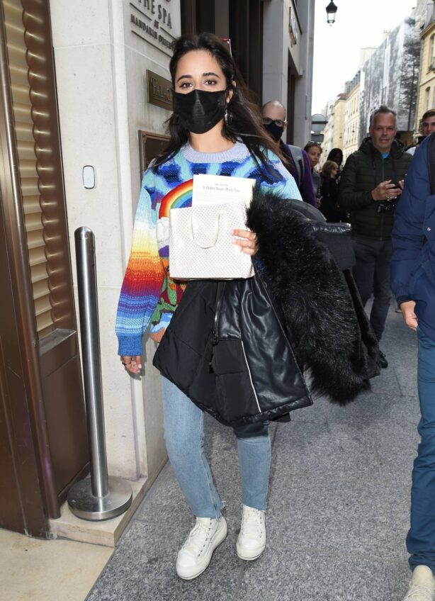 Camila Cabello - Pictured while leaving her hotel in Paris