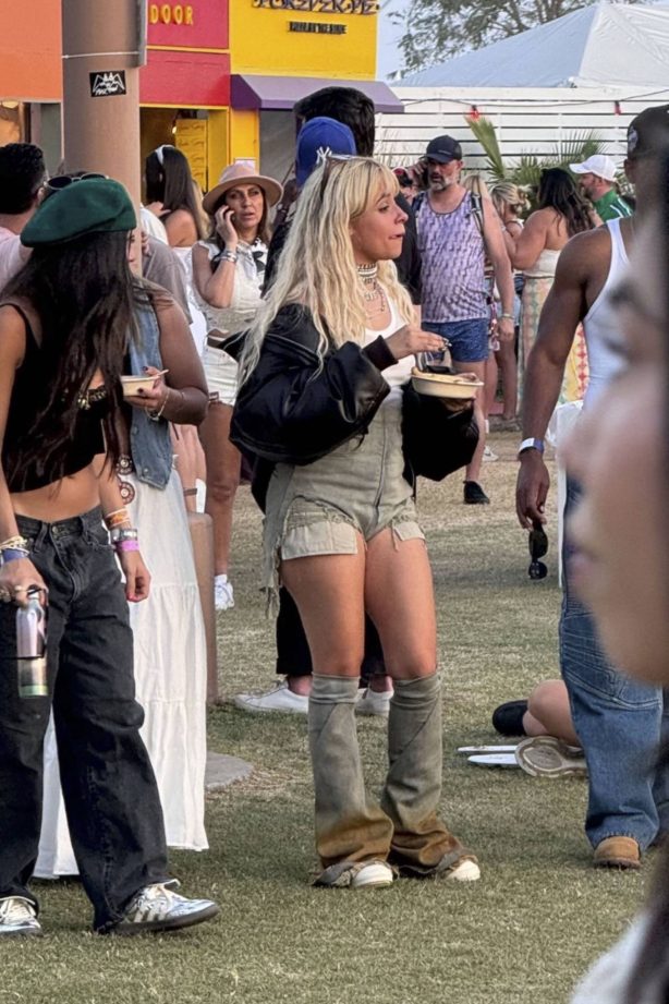 Camila Cabello - Seen on a weekend two of the Coachella Music Festival in Indio with friends