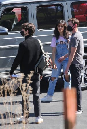 Camila Cabello - Spotted at a video shoot in Los Angeles