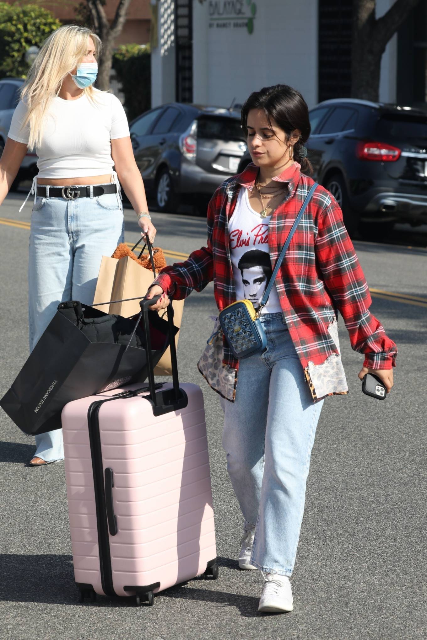 Camila Cabello – spotted shopping for new luggage in Beverly