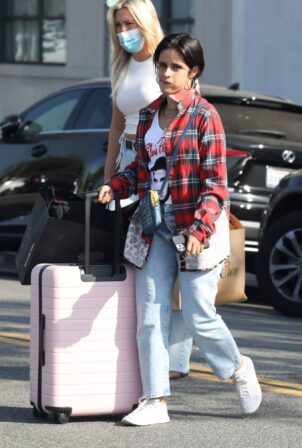 Camila Cabello - spotted shopping for new luggage in Beverly Hills