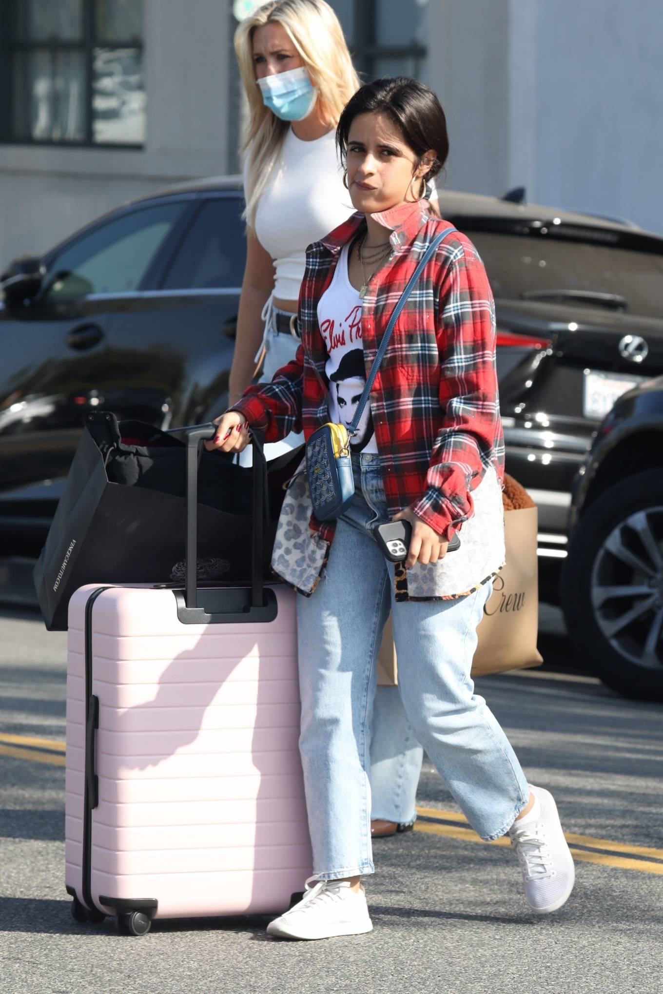 Camila Cabello - spotted shopping for new luggage in Beverly Hills