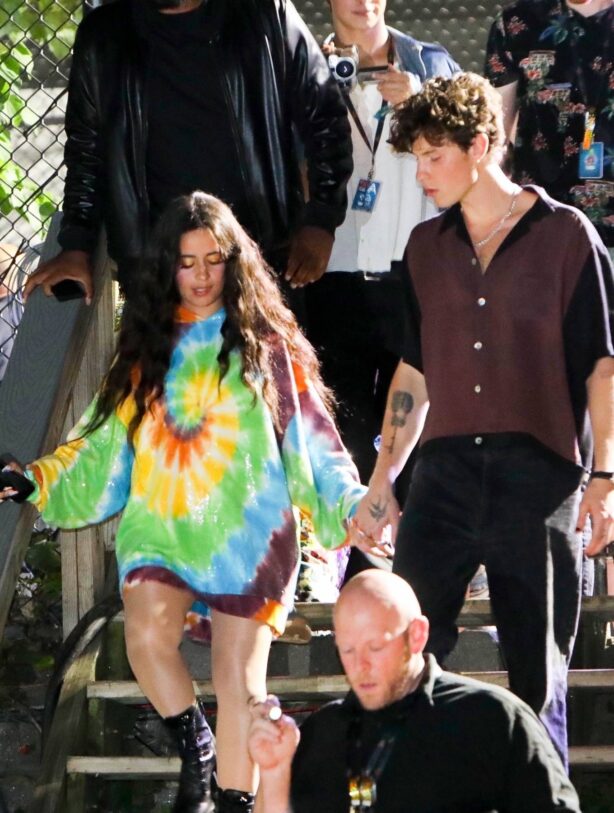 Camila Cabello - With Shawn Mendes at the Global Citizens Concert in New York