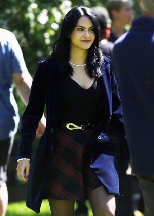 Camila Mendes - Filming 'Riverdale' in Vancouver