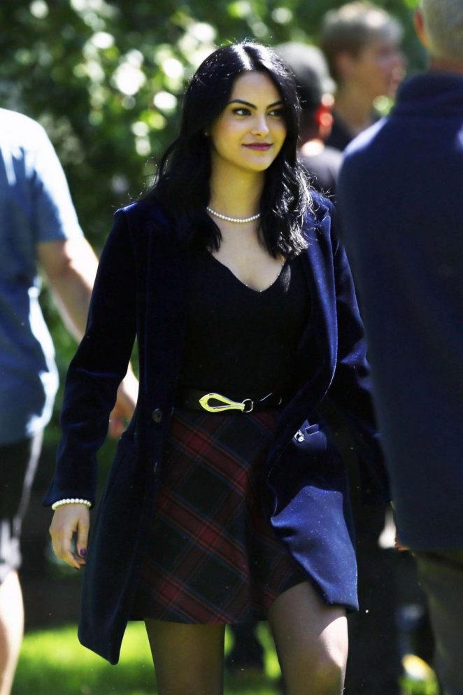 Camila Mendes - Filming 'Riverdale' in Vancouver