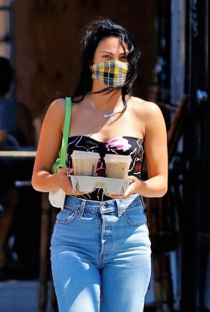 Camila Mendes - Out for a Coffee in LA