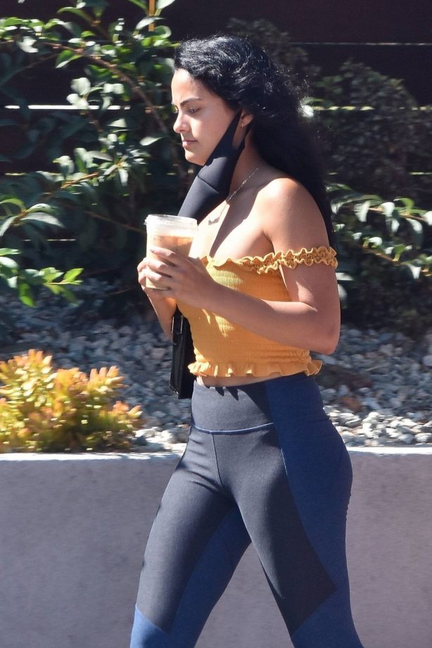 Camila Mendes - Out for a coffee in Los Angeles
