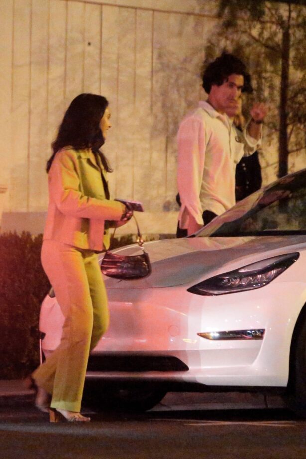 Camila Mendes - With Charles Melton are spotted During a Night Out with Friends in Los Angeles