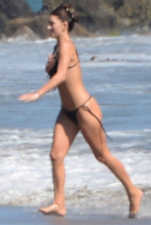 Camila Morrone and Lucila Sola - In bikini at the Beach in Malibu