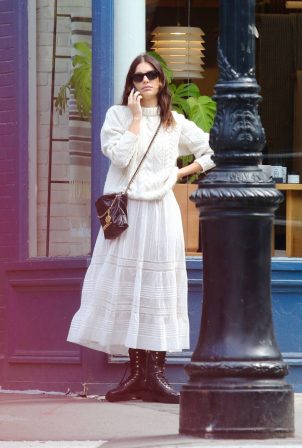 Camila Morrone - Wearing a stylish Chanel bag in Manhattan’s West Village