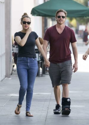 Camilla Luddington with boyfriend Matthew Alan out in LA