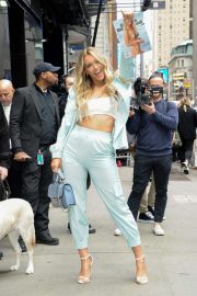 Camille Kostek - Outside 'Good Morning America' in NYC