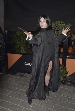 Candice Brown - Attend Hallowzeem Party at Gaucho to celebrate Halloween in London