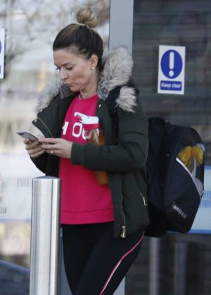 Candice Brown - Leaves training for 'Dancing On Ice' in Essex
