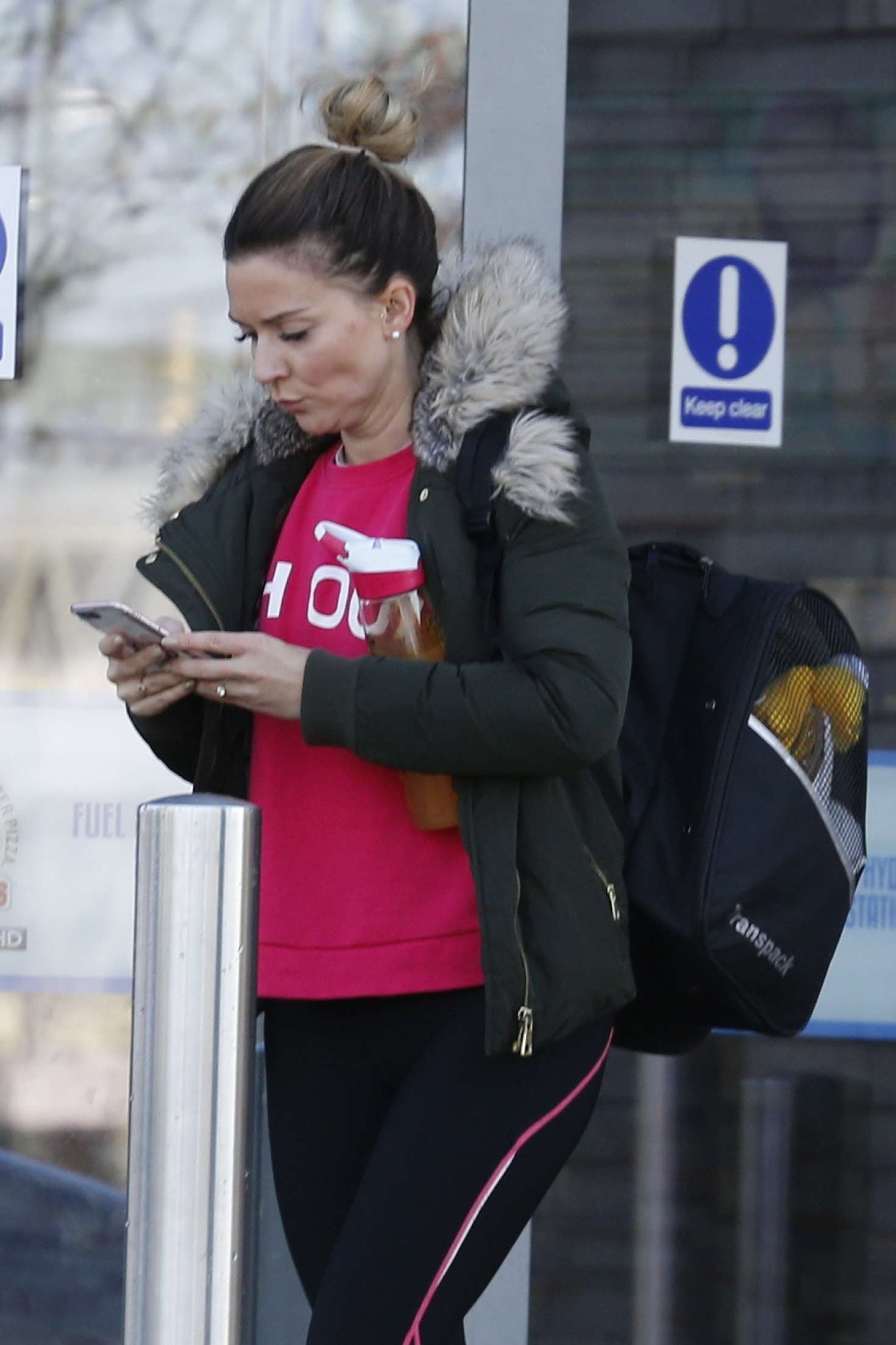 Candice Brown - Leaves training for 'Dancing On Ice' in Essex