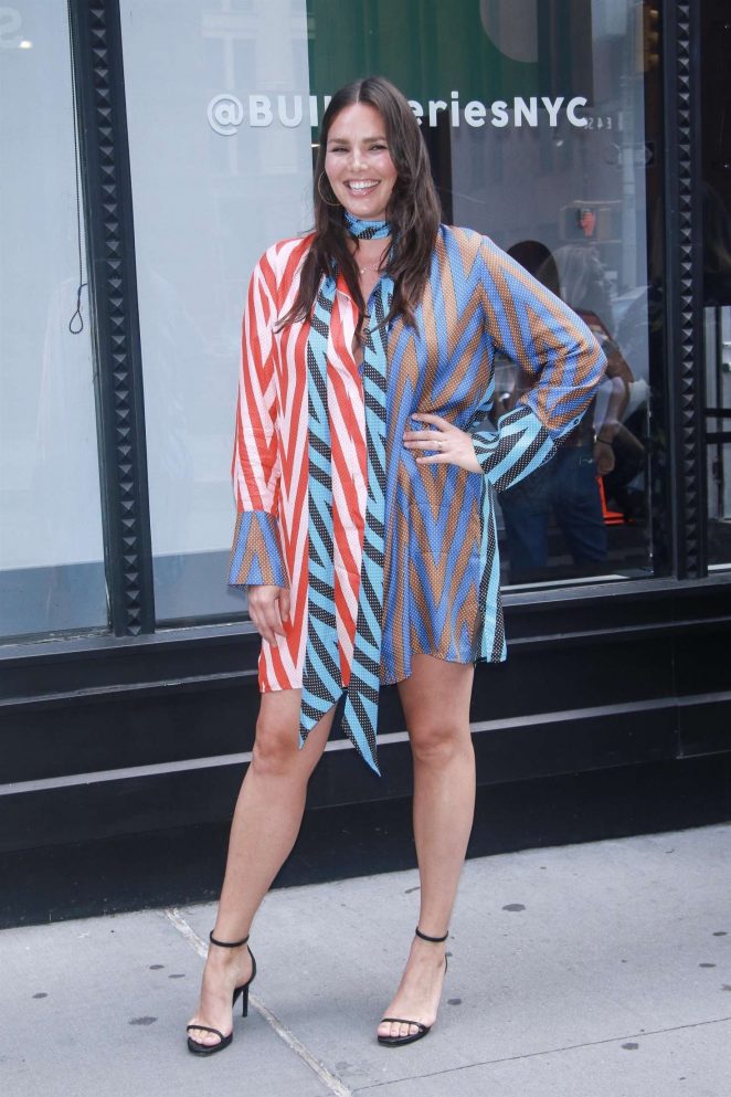 Candice Huffine at AOL Build Series in New York City