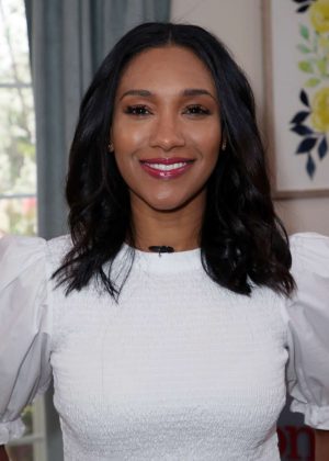 Candice Patton - Visits Hallmark's 'Home & Family' in Hollywood