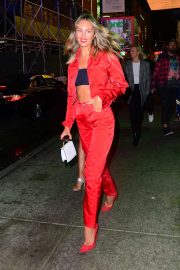 Candice Swanepoel - Heads at Pre Met Gala Party in NYC