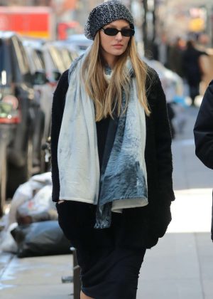 Candice Swanepoel out in New York