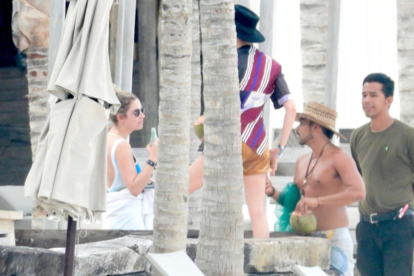 Cara Delevingne and Ashley Benson in Bikini on vacationing in Tulum