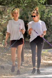 Cara Delevingne and Ashley Benson - Out for a walk in Studio City