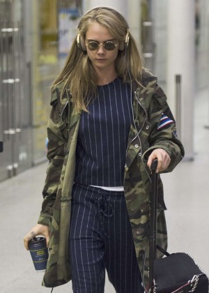 Cara Delevingne - Arrives at The Eurostar Terminal in London