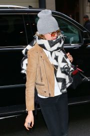 Cara Delevingne - Arriving at The Mark Hotel in NYC