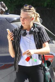 Cara Delevingne - Attend a business meeting in Los Angeles