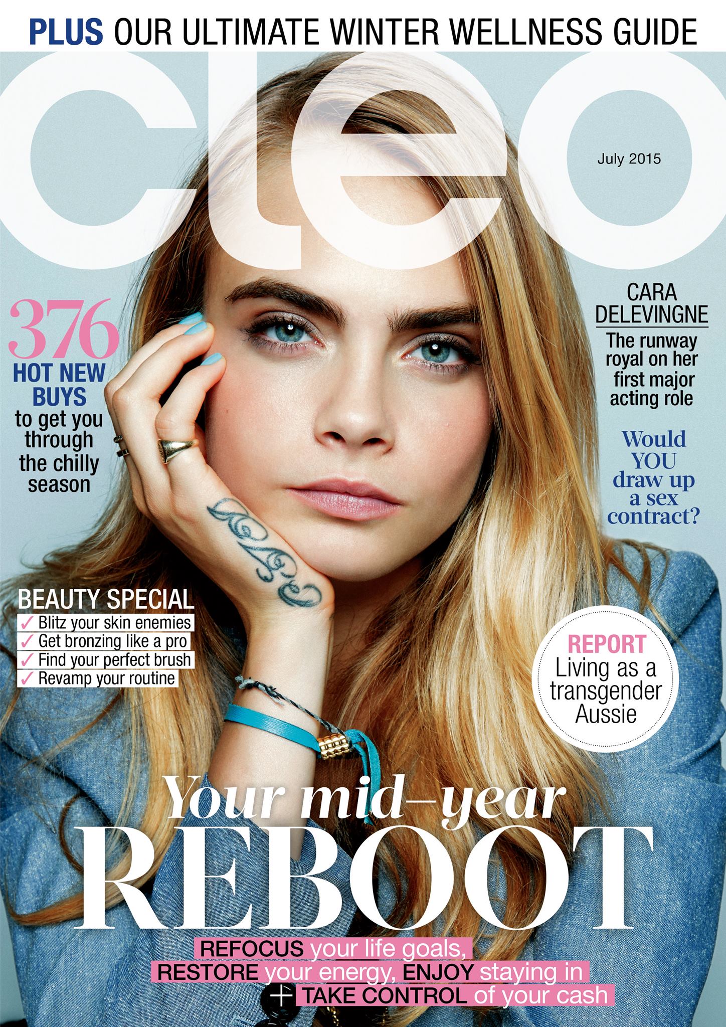 Cara Delevingne – Cleo Australia Magazine Cover (July 2015) | GotCeleb1448 x 2048