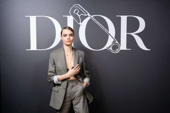 Cara Delevingne - Dior Homme Menswear Show in Paris