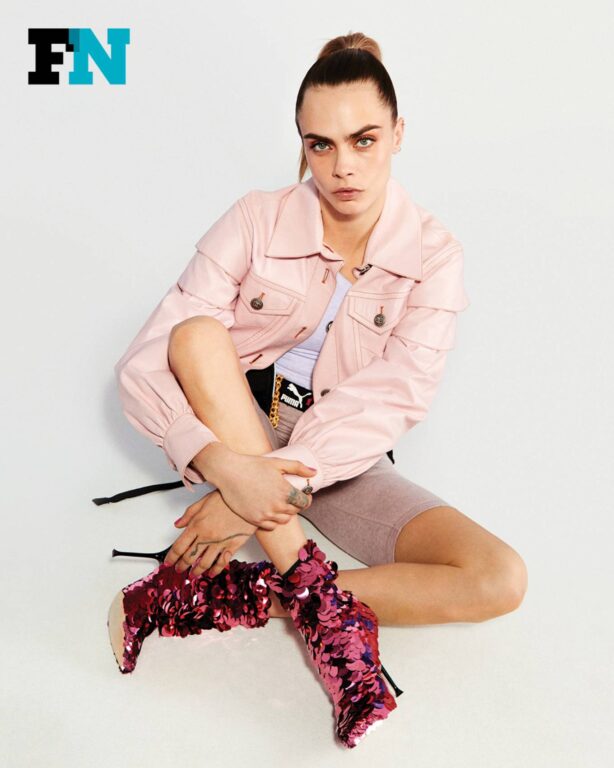 Cara Delevingne - Footwear News - The Sustainability Issue (April 2022)