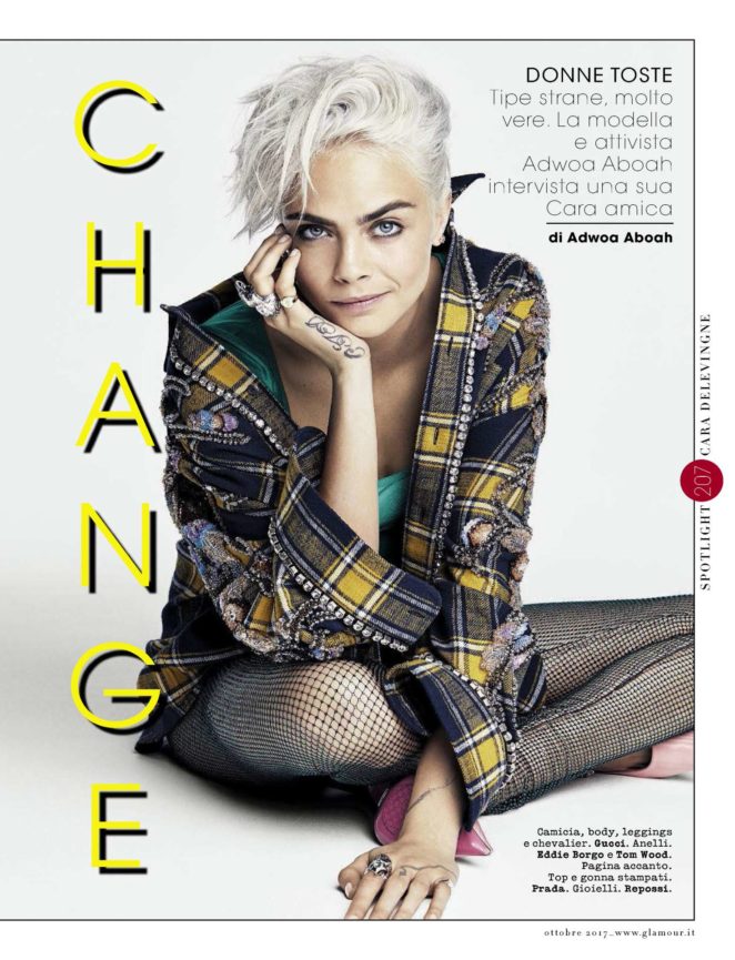 Cara Delevingne - Glamour Italy Magazine (October 2017)